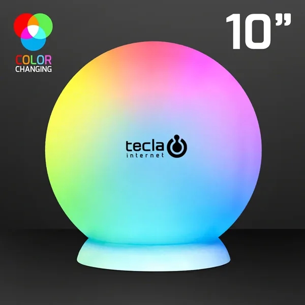 10"  Floating LED ball with Charger & Remote - Image 1