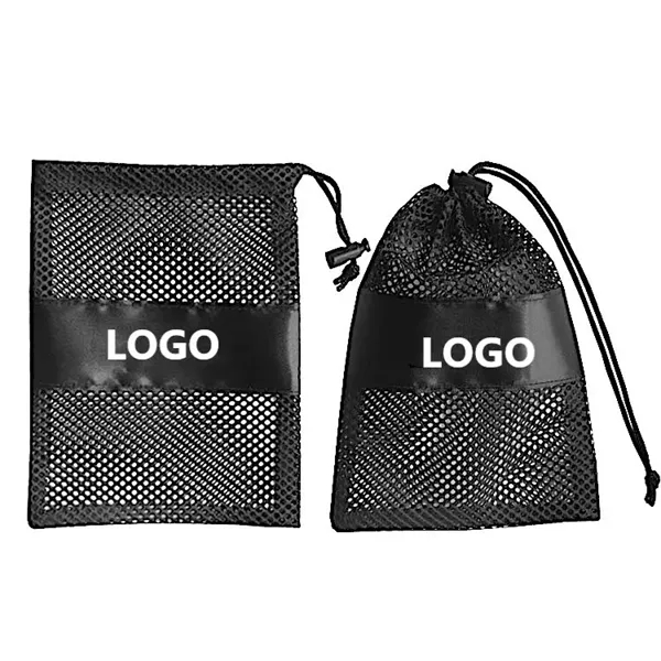 Durable Mesh Bag with Sliding Drawstring - Image 1
