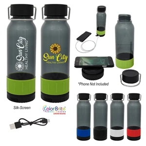 23 Oz. Carter Tritan Bottle With Wireless Charger And Pow...