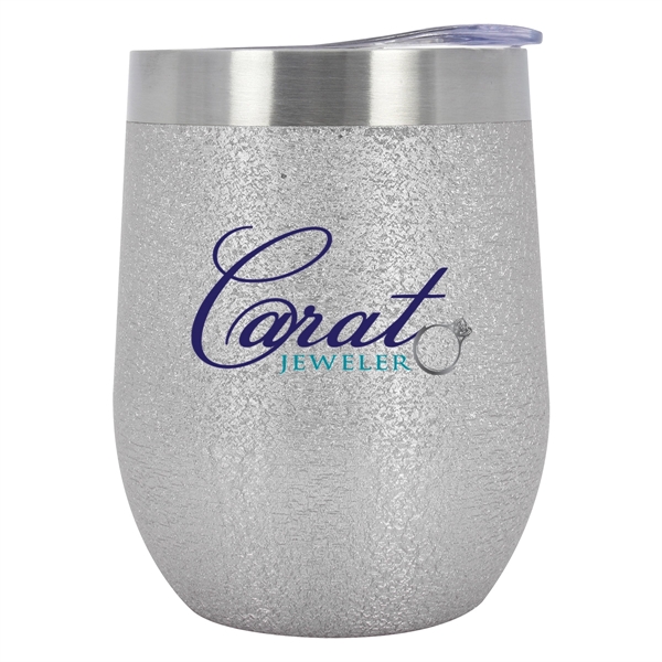 12 Oz. Iced Out Vinay Stemless Wine Cup - Image 5