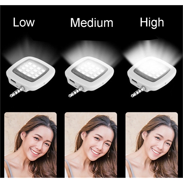 Phone LED Selfie Light with USB Charging Cable     - Image 2
