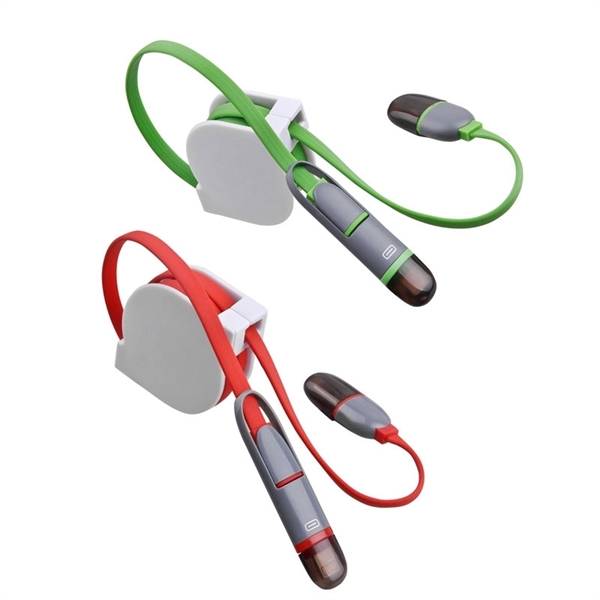 2-in-1 Retractable Charging Cable - Image 3