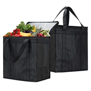 15.7'' Reusable oxford grocery insulated bag    