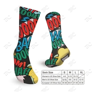 Fully printable 3oz All full color design socks