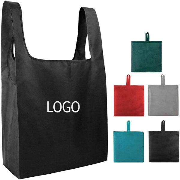 Foldable Grocery Tote with Pouch     - Image 1