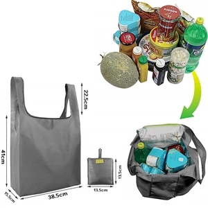 Foldable Grocery Tote with Pouch    