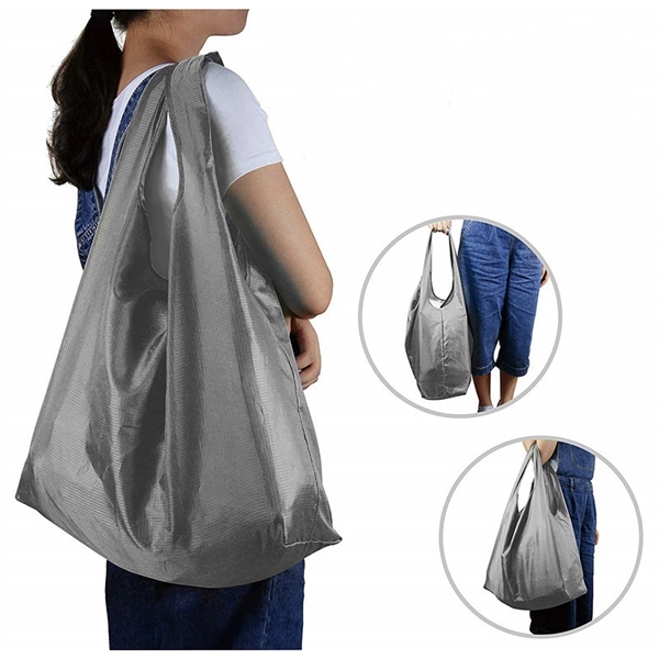 Foldable Grocery Tote with Pouch     - Image 3