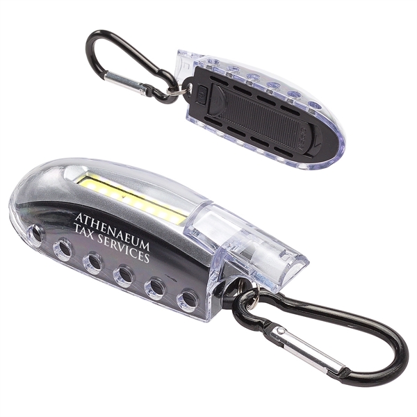 Lookout 3-in-1 Safety Whistle  COB Light  Carabiner - Image 2
