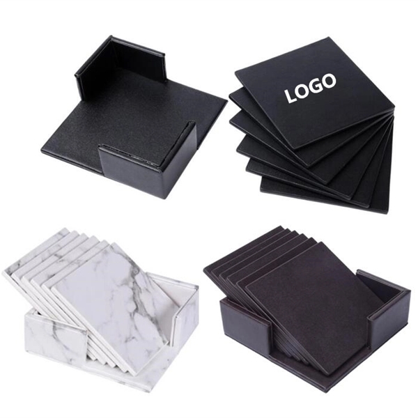 6 Pack Square Cup Coasters