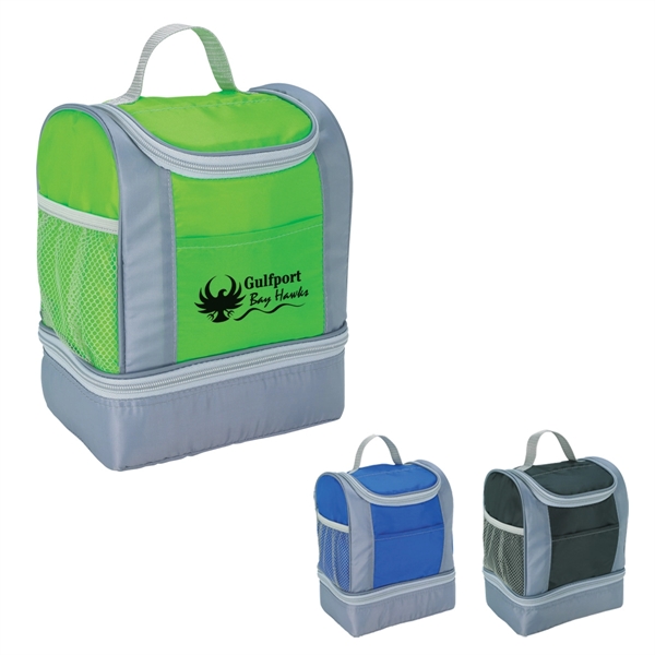 Two-Tone Insulated Lunch Bag - Image 1
