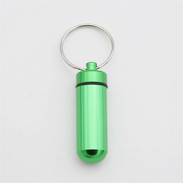 Aluminum Pill Case Keychain     - Image 9