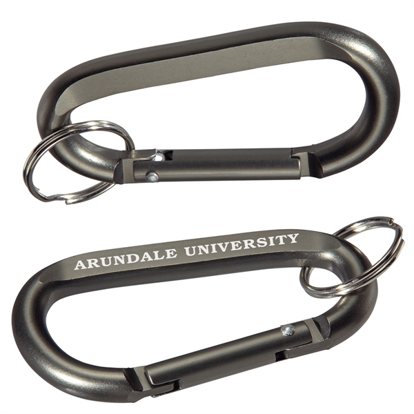 Aluminum Carabiner with Key Ring - Image 4