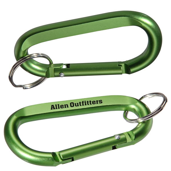Aluminum Carabiner with Key Ring - Image 5