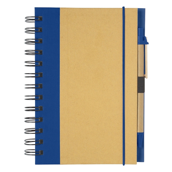 Eco-Inspired 5" x 7" Spiral Notebook & Pen - Image 22