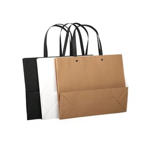 Paper kraft paper gift merchandise bags    