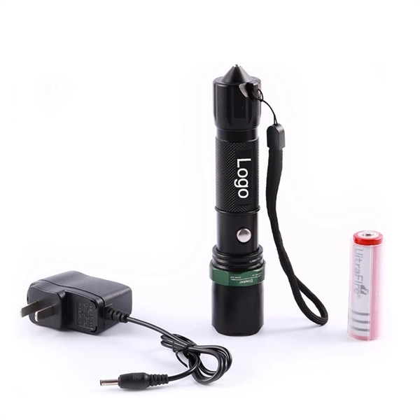 Portable torch adjustable aluminum flashlight     - Image 3