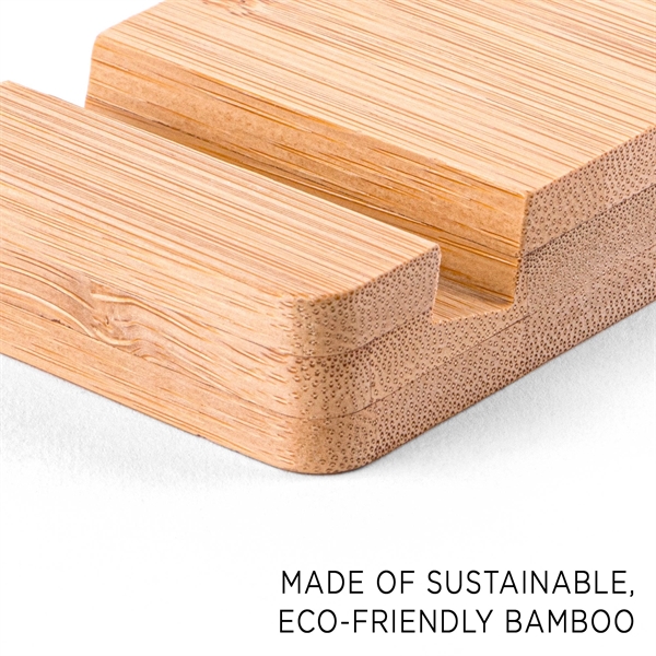 Eco-Friendly Bamboo Mobile Device Holder - Image 5