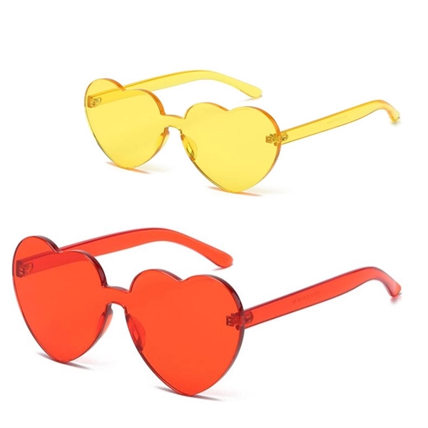 Heart Shape Sunglasses For Women - Image 2