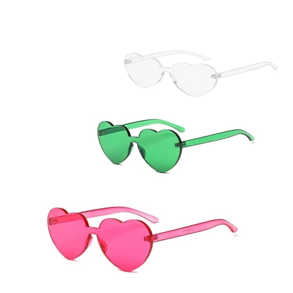 Heart Shape Sunglasses For Women - Image 4
