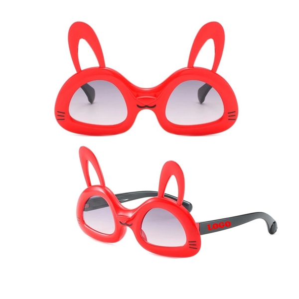 Kids Rabbit Cute Sunglasses with UV400 Lenses - Image 6