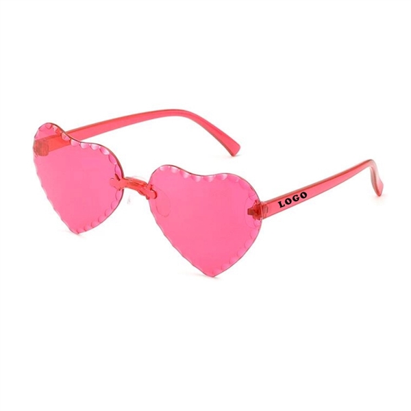 Heart Shape Sunglasses For Kids - Image 4
