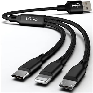 0.3 Meter 3-in-One Charging Cable
