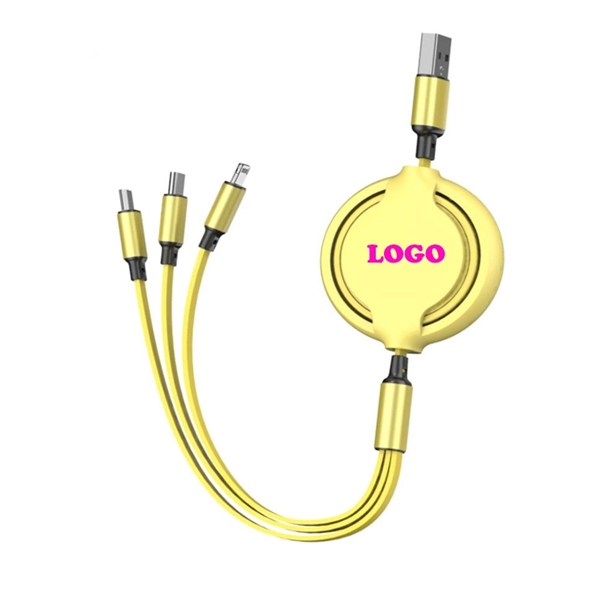 3-In-One Retractable Charging Cable - Image 2