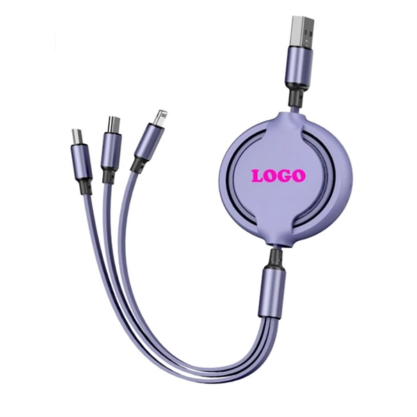 3-In-One Retractable Charging Cable - Image 3