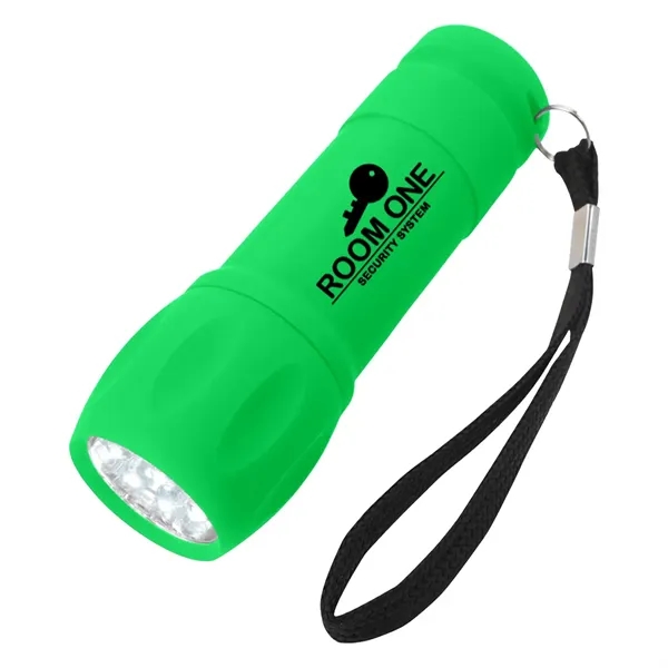 Rubberized Torch Light with Strap - Image 10