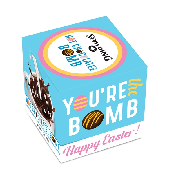 Easter Hot Chocolate Bomb with Yellow Drizzle - Image 2