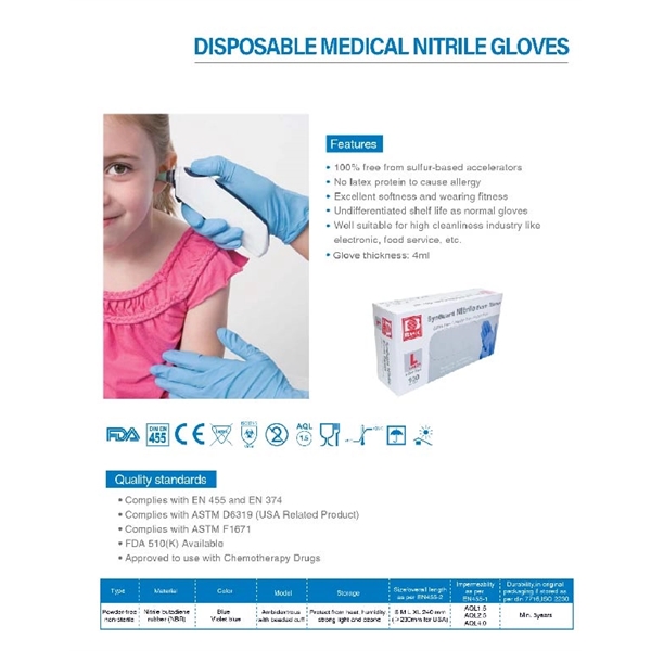 FDA Approved 4 mil Nitrile Exam Gloves - STOCK IN CA - Image 4