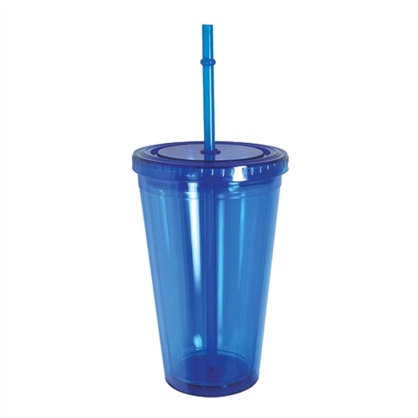 16 oz. Retractable Straw Acrylic Cup - Image 5