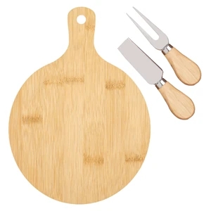 Regala Mini Bamboo Cheese Board Knife Set