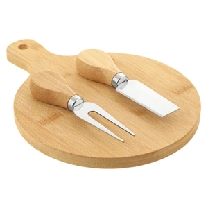Regala Mini Bamboo Cheese Board Knife Set