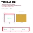 360 Degree Full Color Cotton Tote Bag 16"x12"x6" - Image 2