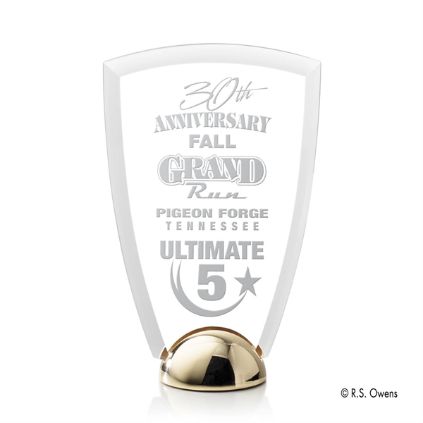 Arch Hemisphere Award - Laser Engraved - Image 3