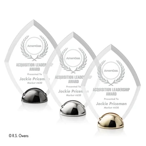 Diamond Hemisphere Award - Laser Engraved