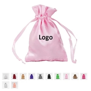 3" x 4" Satin Gift Bags, Jewelry Bags, Drawstring Bags