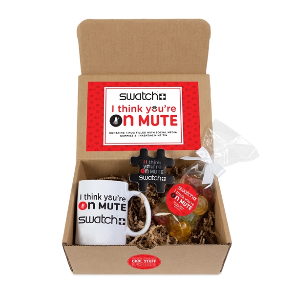 I Think You're On Mute Ceramic Mug Drop Mailer Kit - Image 1