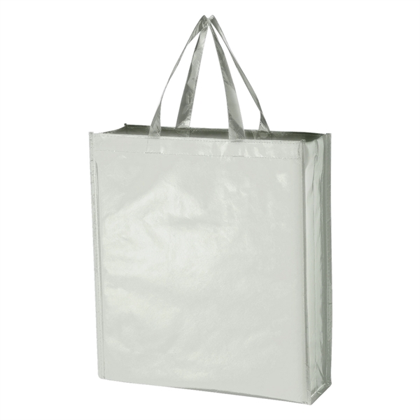 Metallic Non-Woven Shopper Tote Bag - Image 10