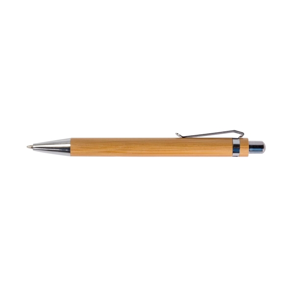 Bamboo Ballpoint Pen with Deluxe Recyclable Paper Box - Image 2