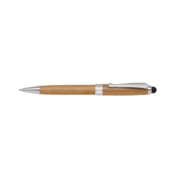 ECO-Friendly Bamboo stylus and ballpoint pen. - Image 2