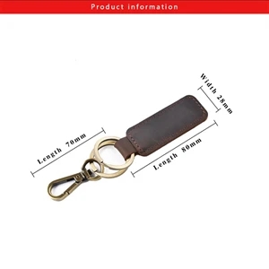 Personality Leather Keychain