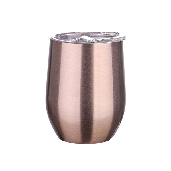 12 oz Stainless Steel Vacuum Insulated Wine Cup - Image 2