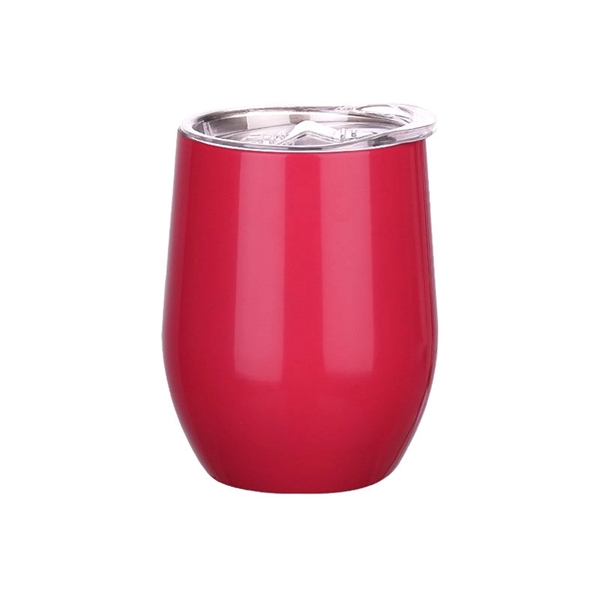 12 oz Stainless Steel Vacuum Insulated Wine Cup - Image 4