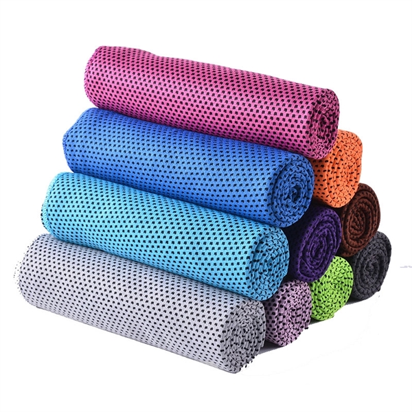 Two-color Sports Outdoor Cooling Towel - Image 1