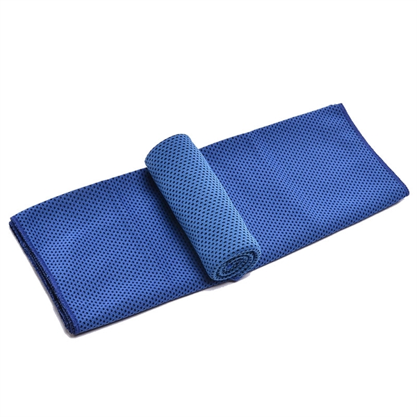 Two-color Sports Outdoor Cooling Towel - Image 3