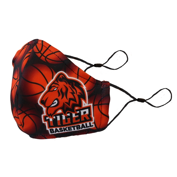 Sublimated 3-Ply Form-Fitting Face Mask - Image 3