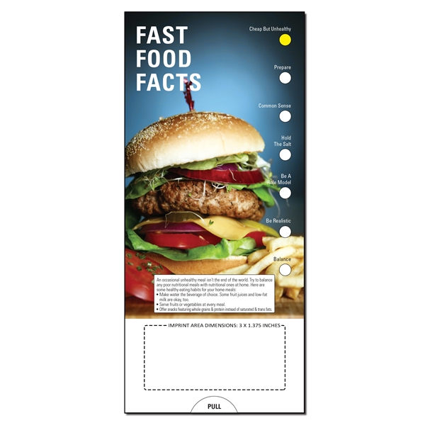 Fast Food Facts Slide Chart - Image 2