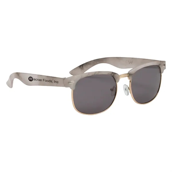 Marbled Panama Sunglasses - Image 1